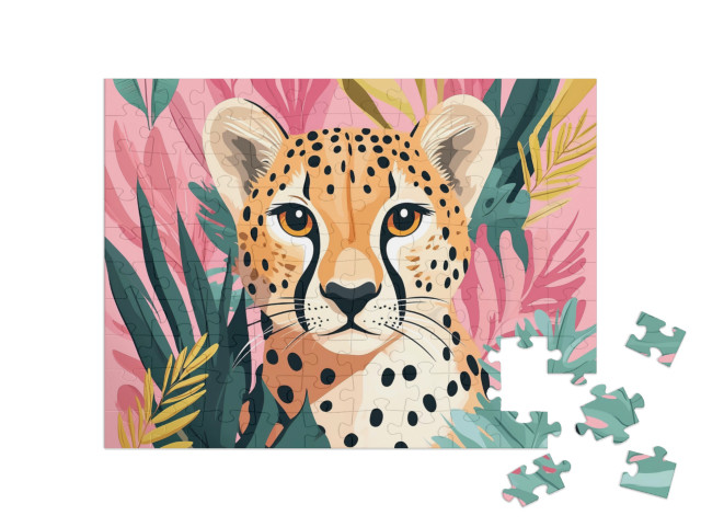 Puzzel 100 stukjes „Harige neus en poten“