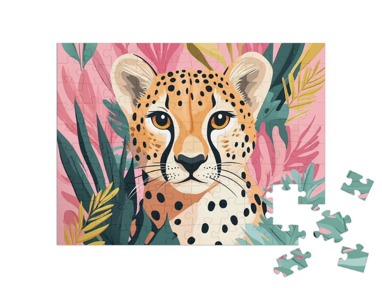 Puzzel 100 stukjes „Harige neus en poten“