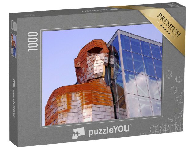 Puzzel 1000 stukjes „Het corpusgebouw in Oegstgeest in Nederland“