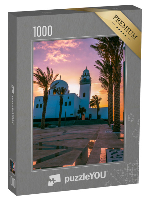 Puzzel 1000 stukjes „Moskee van Jeddah Corniche, Saoedi-Arabië“