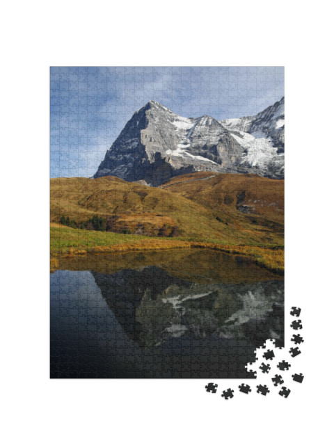 Puzzel 1000 stukjes „Eiger, Mönch en Jungfrau: het driemanschap van de Berner Alpen“