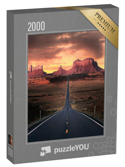 Puzzel 2000 stukjes „Monument Valley, Utah, Verenigde Staten“