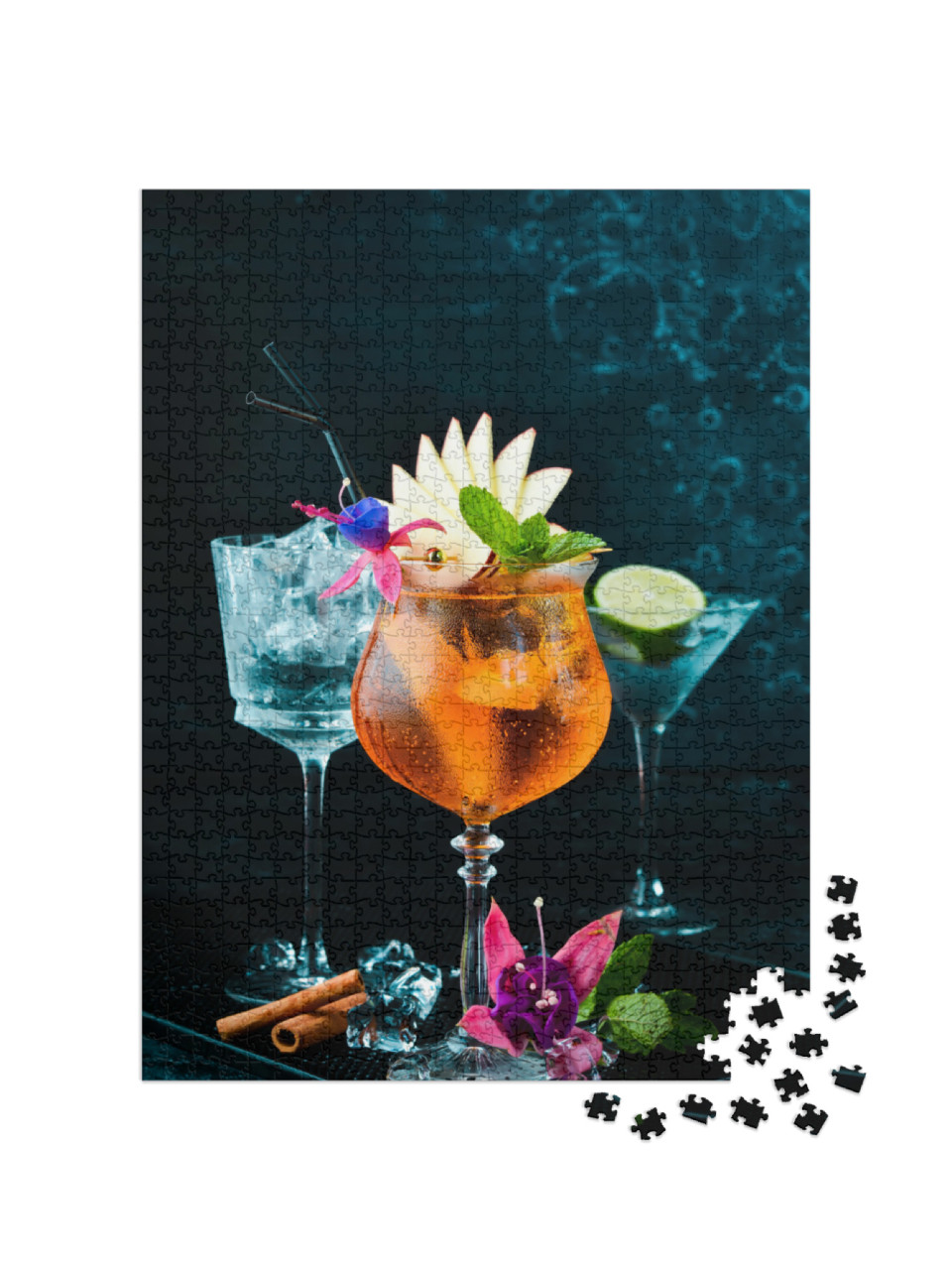 Puzzel 1000 stukjes „Cocktail in een glas: Aperol Spritz“