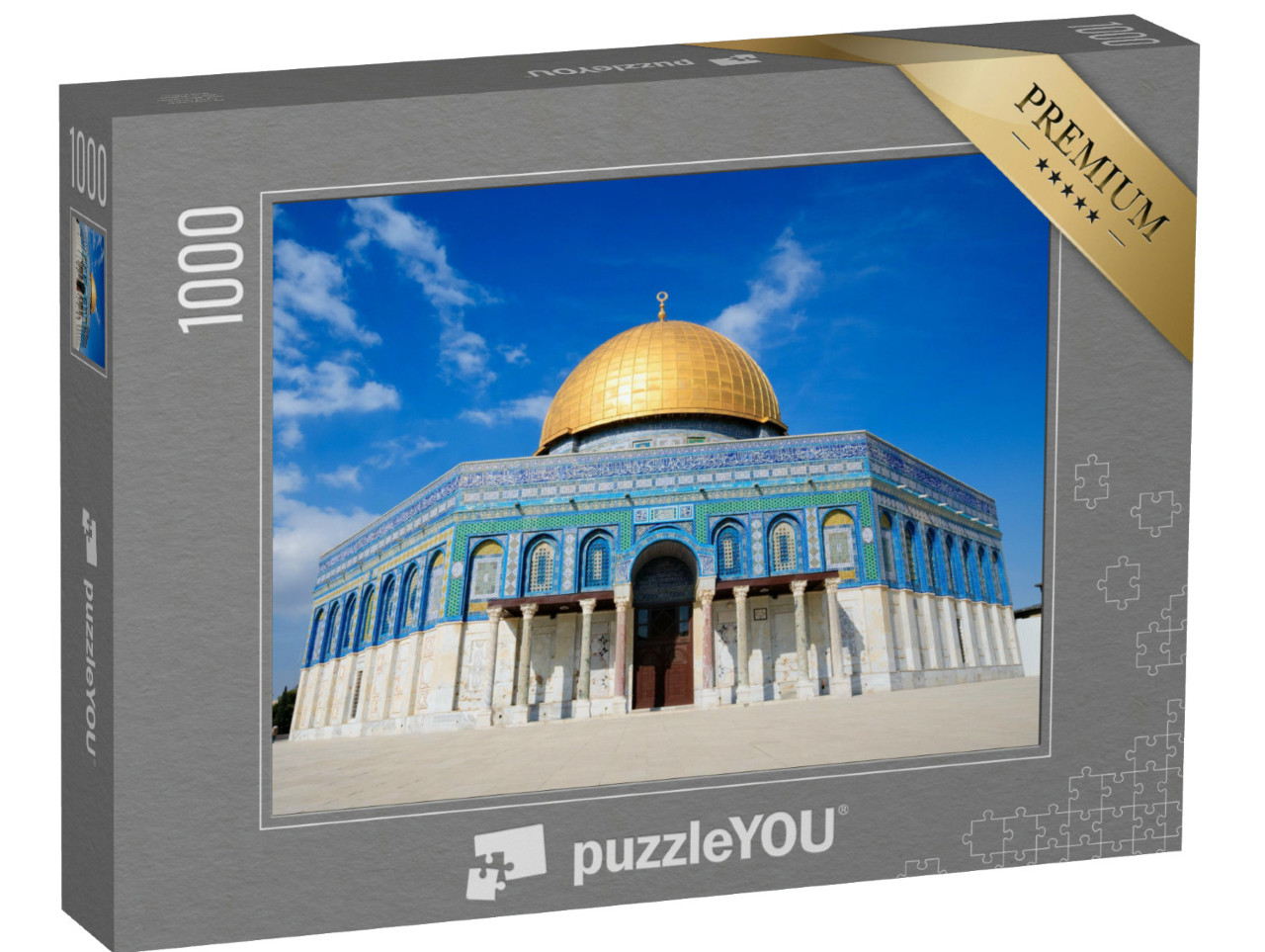 Puzzel 1000 stukjes „De Rotskoepel op de Tempelberg in Jeruzalem, Israël“