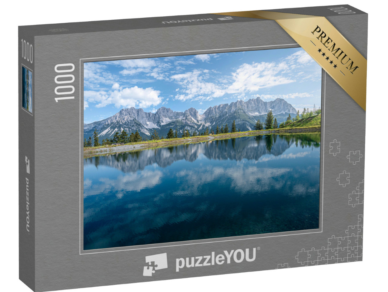 Puzzel 1000 stukjes „Bergmeer in de Kitzbüheler Alpen, Oostenrijk“