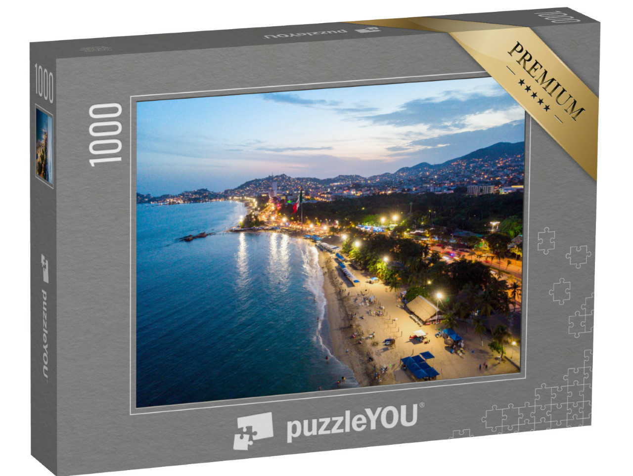 Puzzel 1000 stukjes „Acapulco bij zonsondergang, Mexico“