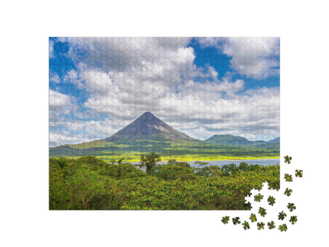 Puzzel 1000 stukjes „Vulkaan Arenal, La Fortuna, Costa Rica“