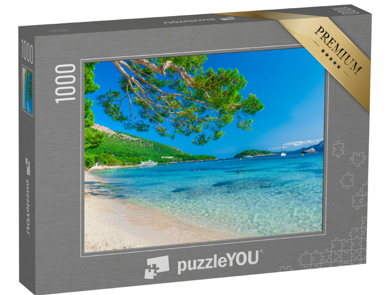 Puzzel 1000 stukjes „Playa de Formentor, Palma de Mallorca, Spanje“