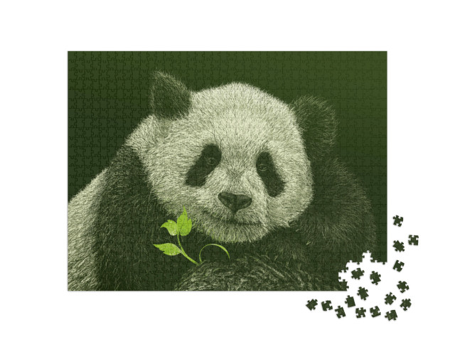 Puzzel 1000 stukjes „Panda“