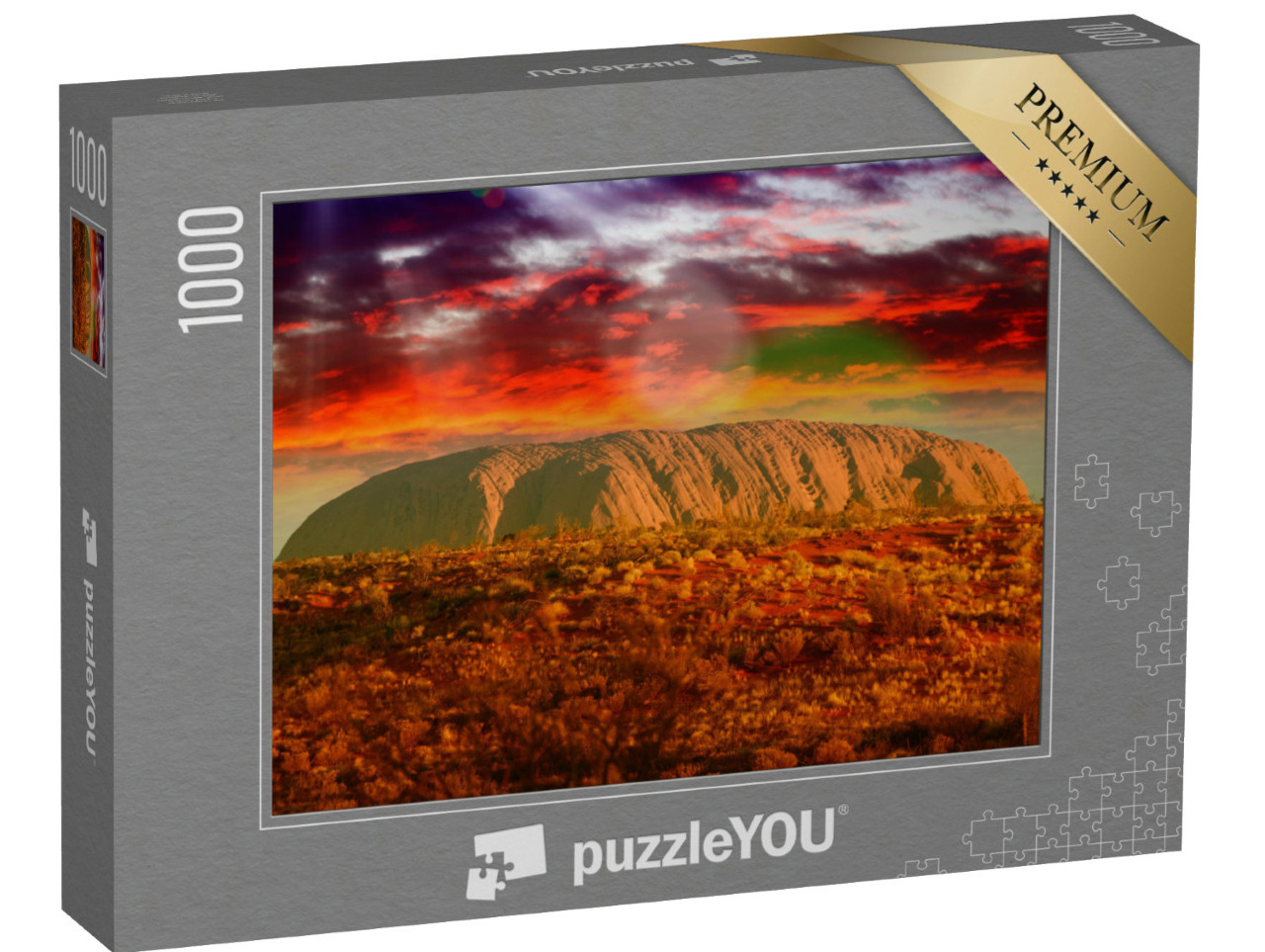 Puzzel 1000 stukjes „Australische outbackkleuren in augustus“