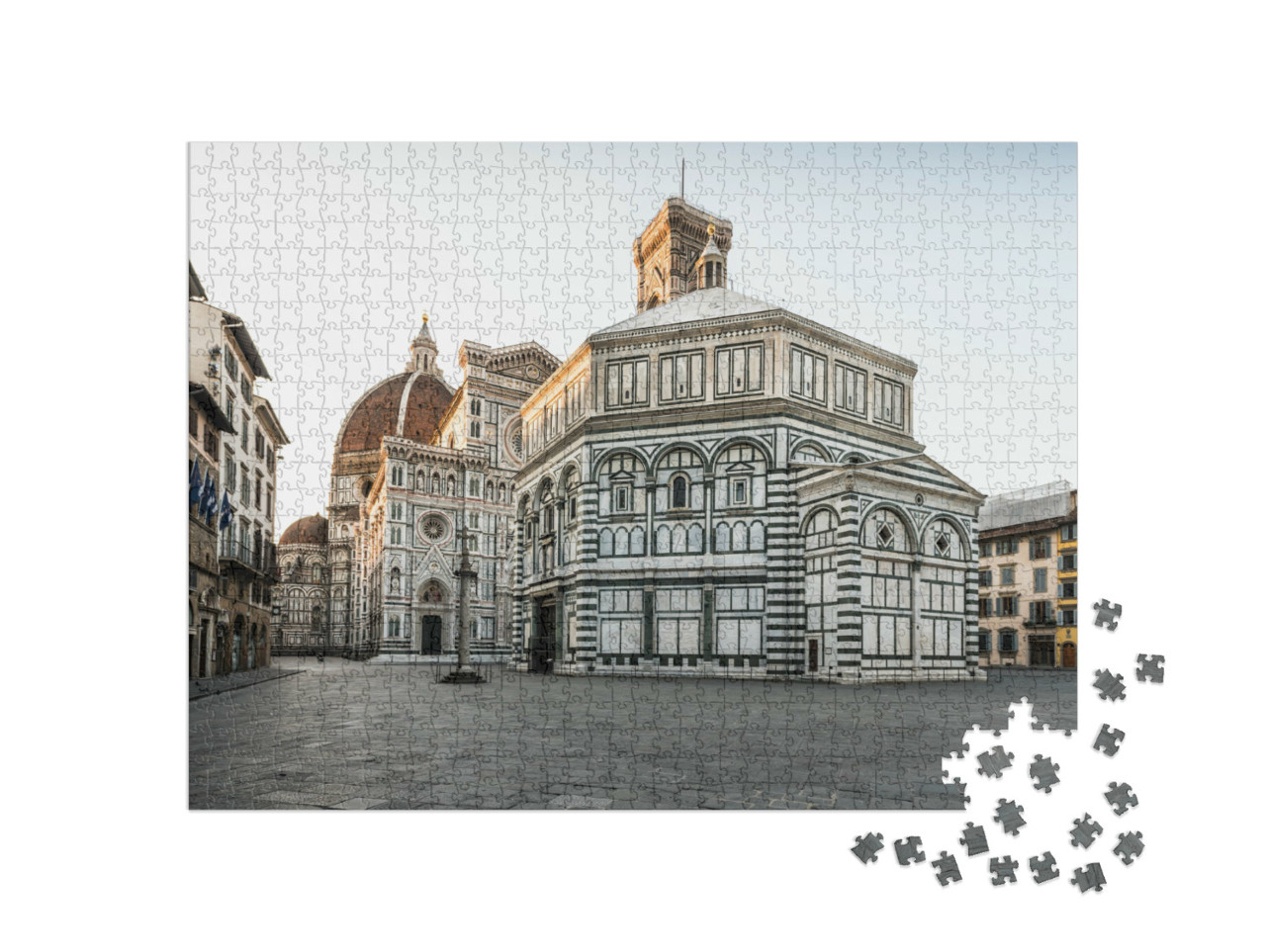Puzzel 1000 stukjes „Santa Maria del Fiore, de kathedraal van Florence“
