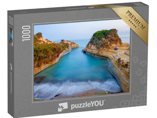 Puzzel 1000 stukjes „Canal d'Amour strand, Corfu, Griekenland“