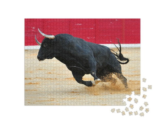 Puzzel 1000 stukjes „Een stier“