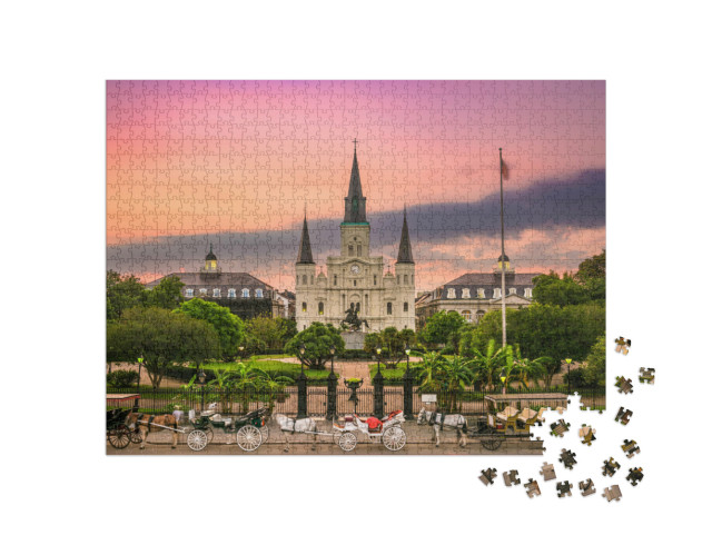 Puzzel 1000 stukjes „Jackson Square, New Orleans, Louisiana“
