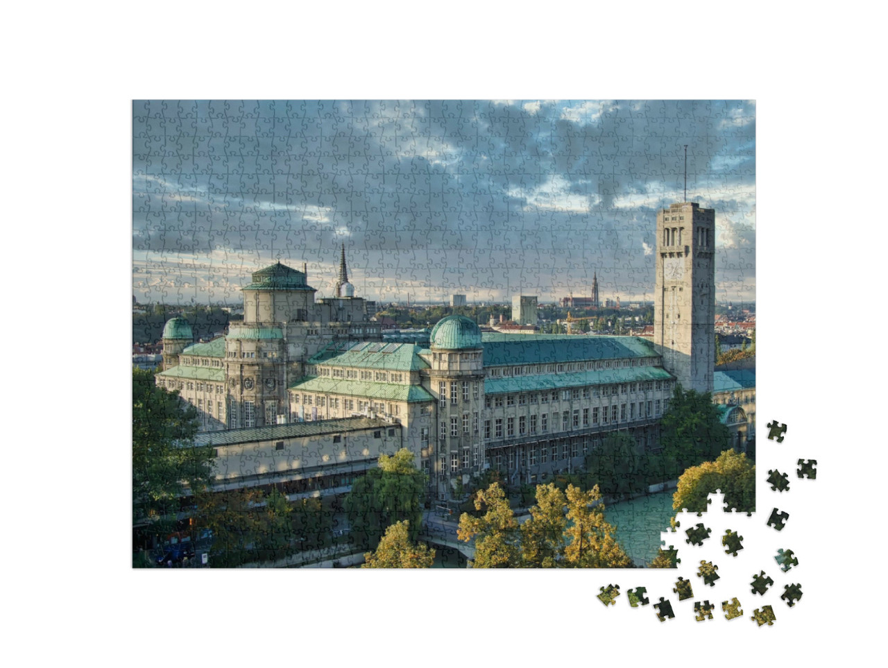 Puzzel 1000 stukjes „Deutsches Museum: Wetenschap en Technologie, München, Duitsland“