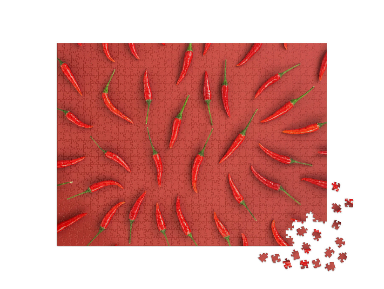 Puzzel 1000 stukjes „Scherpe specerijen - chilipepers“
