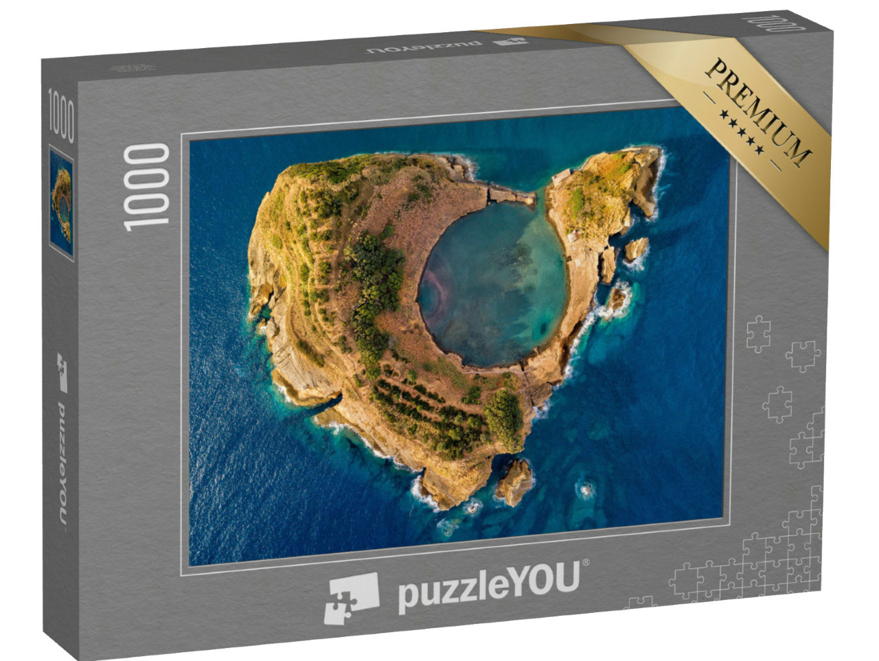 Puzzel 1000 stukjes „Oude onderwatervulkaan, Azoren, Portugal“