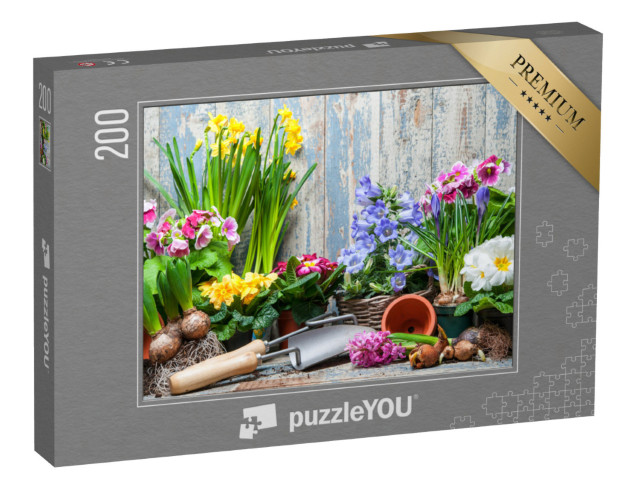 Puzzel 200 stukjes „Lentebloemen“