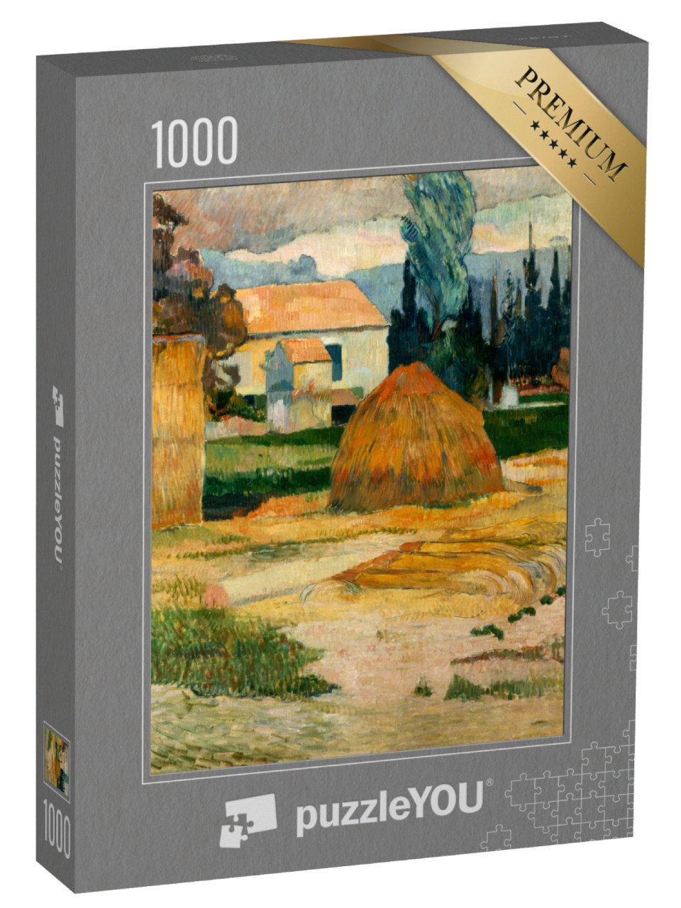 Puzzel 1000 stukjes „Paul Gauguin - Landschap bij Arles“