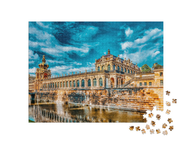 Puzzel 1000 stukjes „Dresden Zwinger, Saksen, Duitsland“