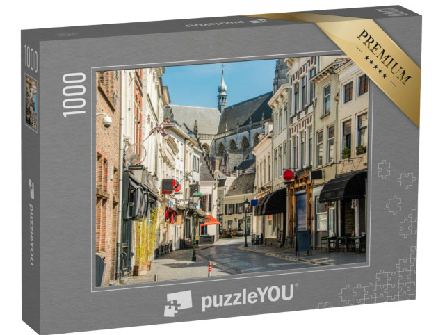 Puzzel 1000 stukjes „Straat in het centrum van Breda“