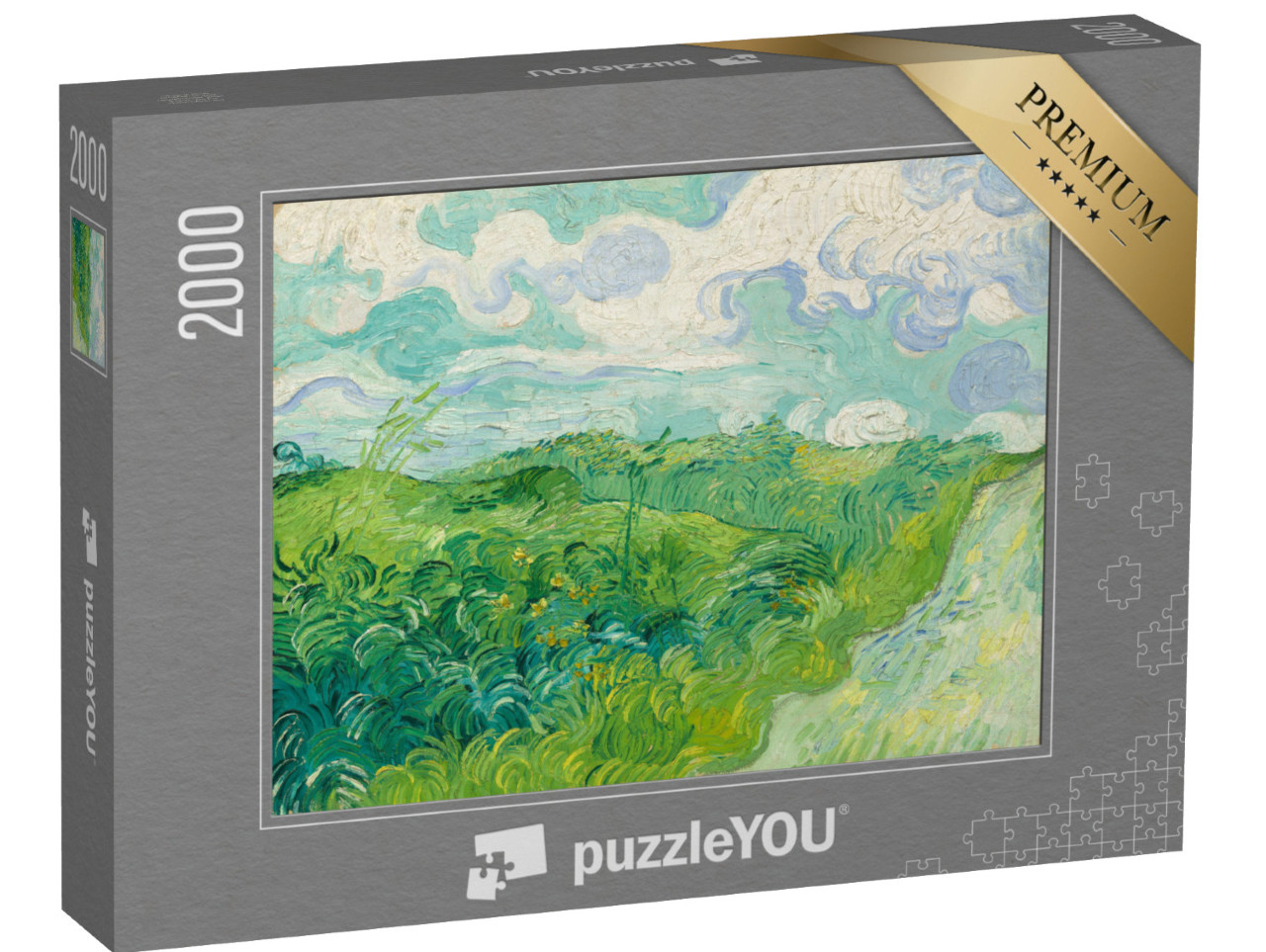 Puzzel 2000 stukjes „Vincent van Gogh - Groene korenvelden, Auvers“