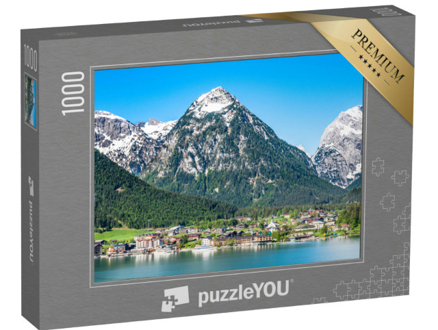 Puzzel 1000 stukjes „Bergpanorama boven Pertisau am Achensee, Oostenrijk“