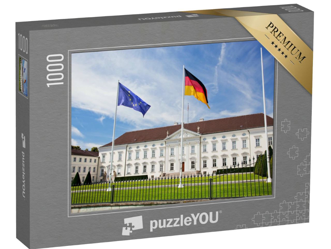 Puzzel 1000 stukjes „Bellevue Palace, het presidentiële paleis in Berlijn, Duitsland“