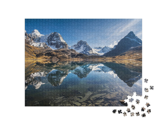 Puzzel 1000 stukjes „Prachtig berglandschap, Andes, Bolivia“