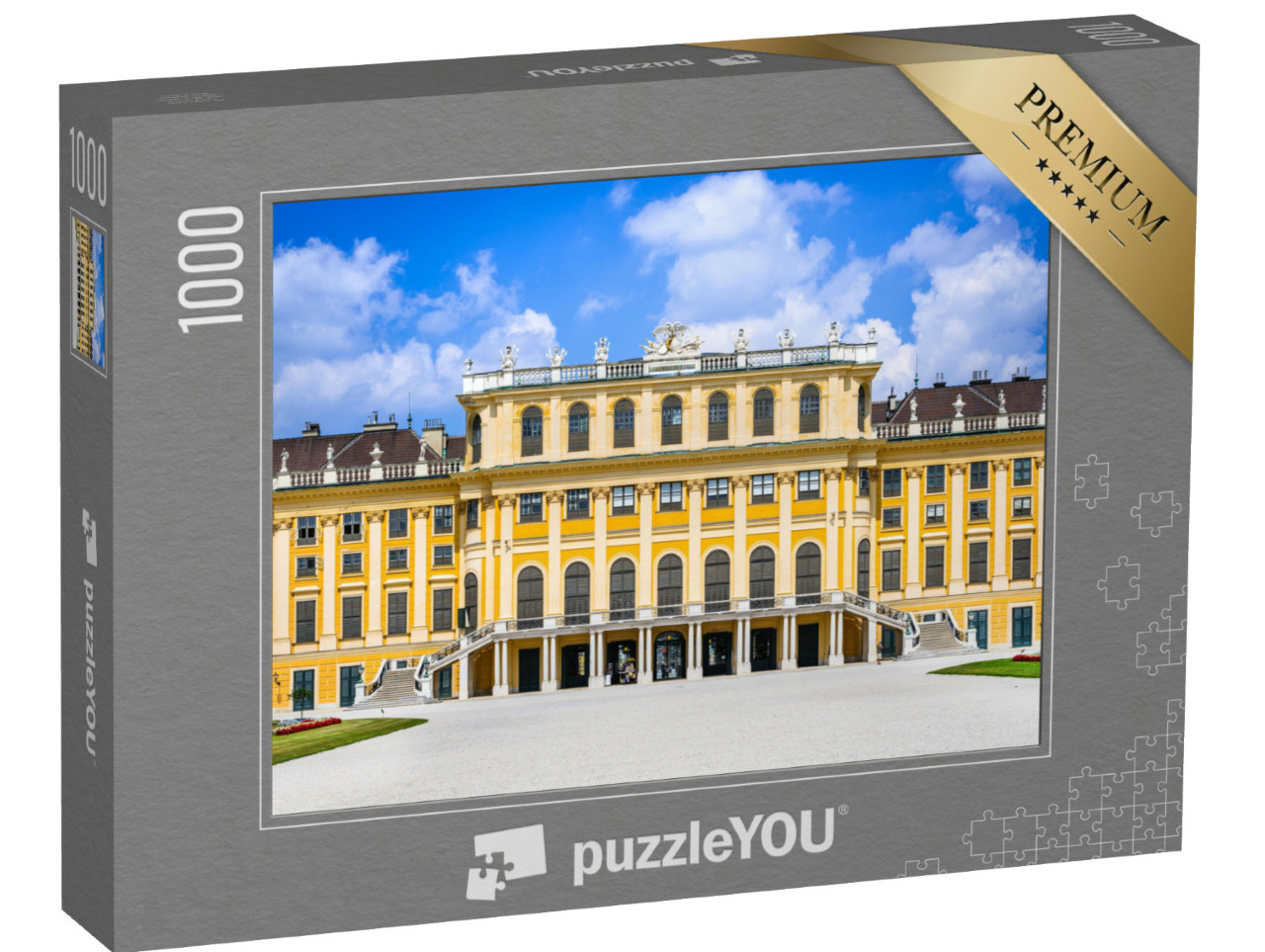 Puzzel 1000 stukjes „Voorgevel van paleis Schönbrunn in Wenen“