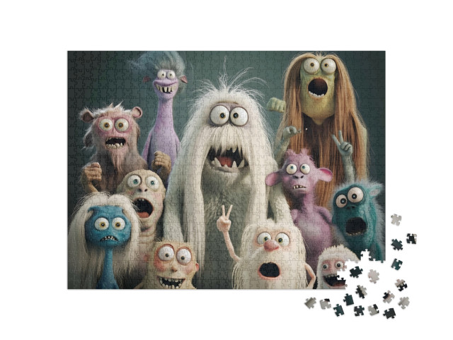 Puzzel 1000 stukjes „Monster Clan“