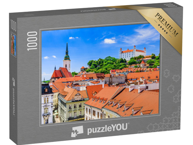 Puzzel 1000 stukjes „Imposant kasteel van Bratislava, Slowakije“