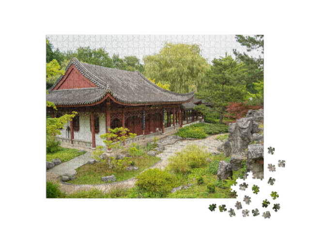 Puzzel 1000 stukjes „Botanische tuin in Haren“