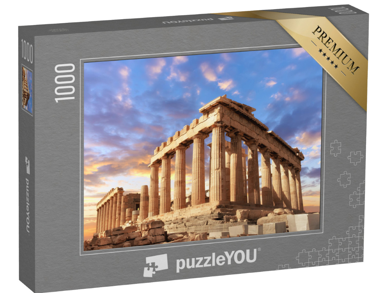 Puzzel 1000 stukjes „Adembenemende Parthenon Tempel, Athene, Griekenland“