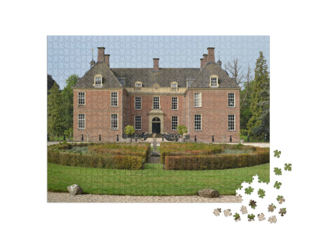 Puzzel 1000 stukjes „Buitenaanzicht van Kasteel Slangenburg in Doetinchem“
