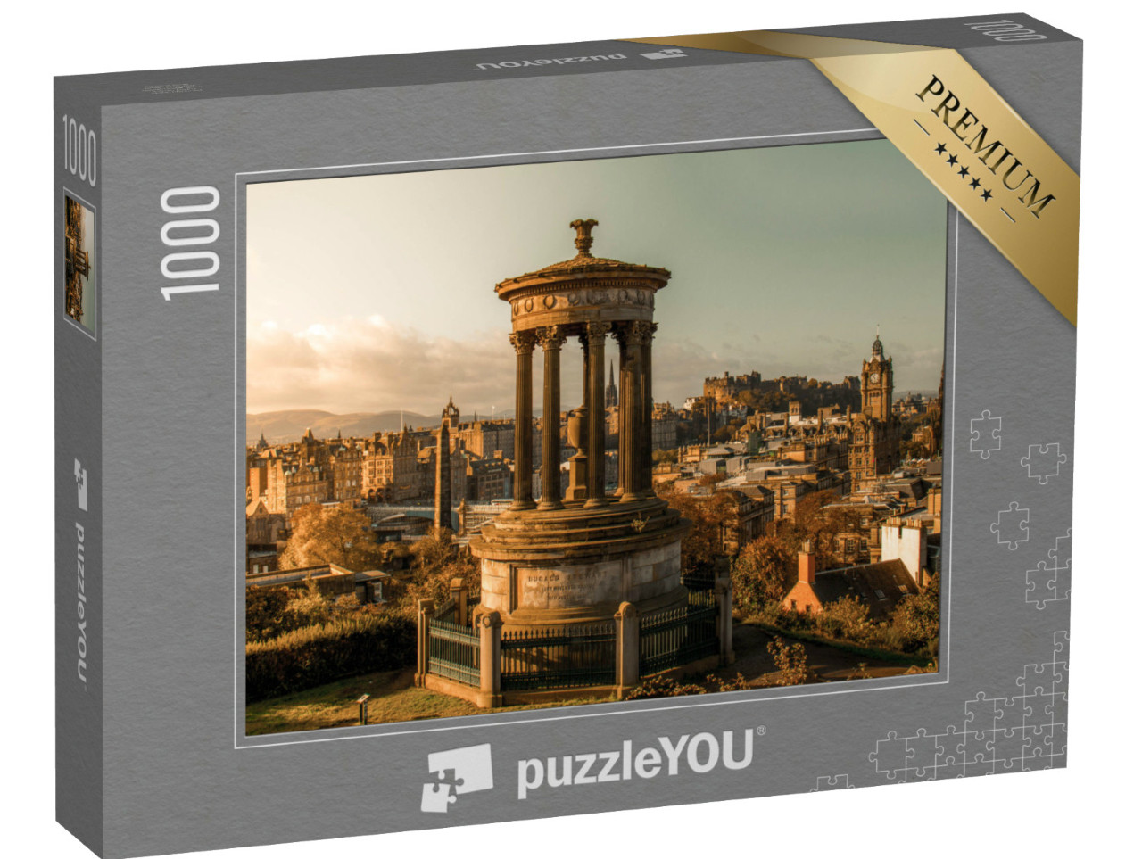 Puzzel 1000 stukjes „Zonnige herfstdag in Edinburgh“