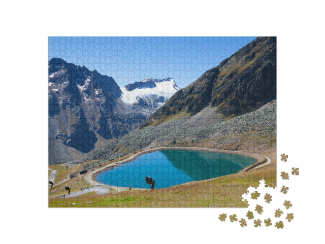Puzzel 1000 stukjes „De Tiefenbachgletsjer bij Sölden“