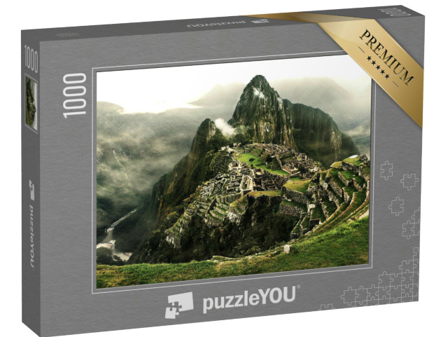 Puzzel 1000 stukjes „Machu Picchu met de Urubamba-rivier, Peru“