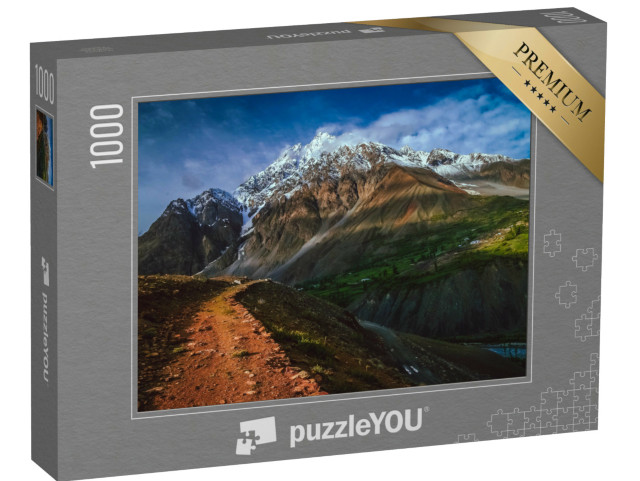 Puzzel 1000 stukjes „Fascinerend berglandschap bij de Shandur Pass, Pakistan“