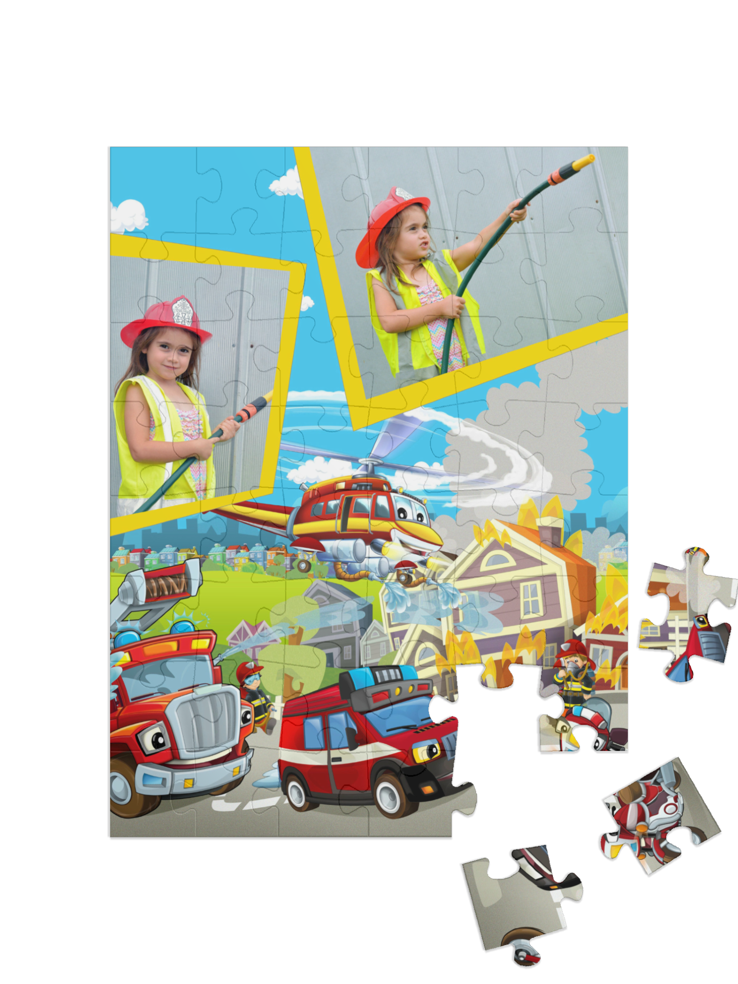 "In Action" portrait collage