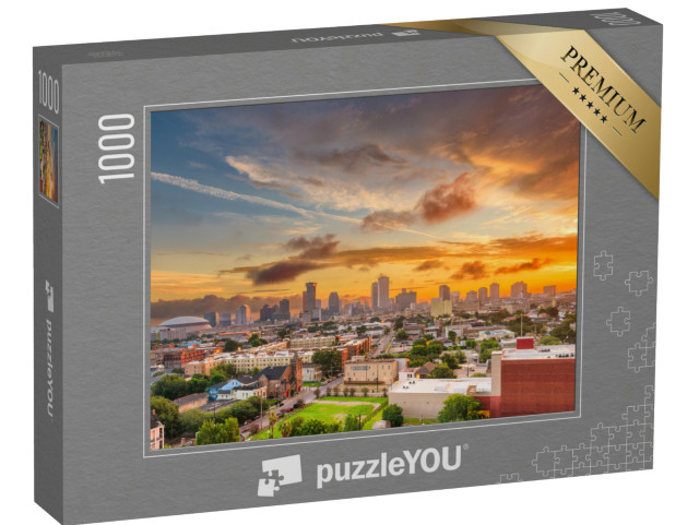 Puzzel 1000 stukjes „New Orleans bij schemering“