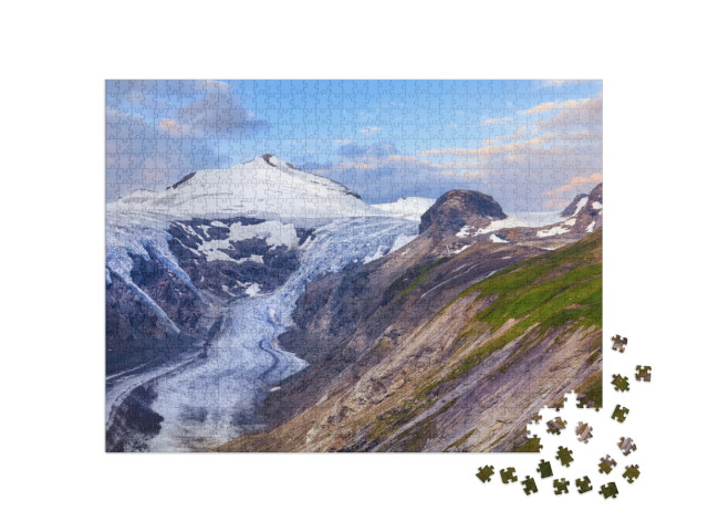 Puzzel 1000 stukjes „Pasterze gletsjer en Johannisberg top“