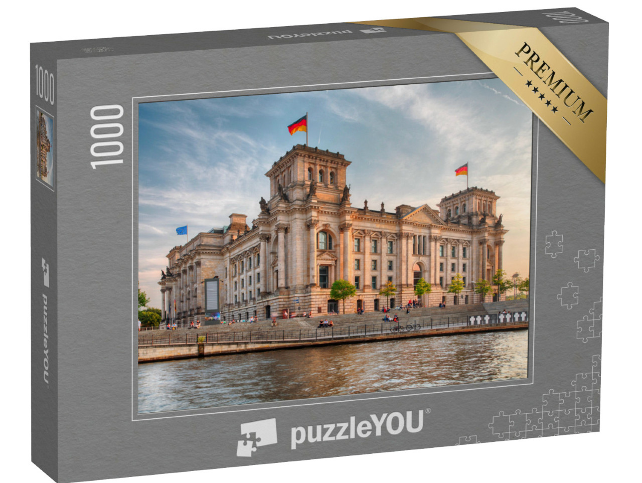 Puzzel 1000 stukjes „Het Reichstaggebouw in Berlijn als het Duitse parlement“