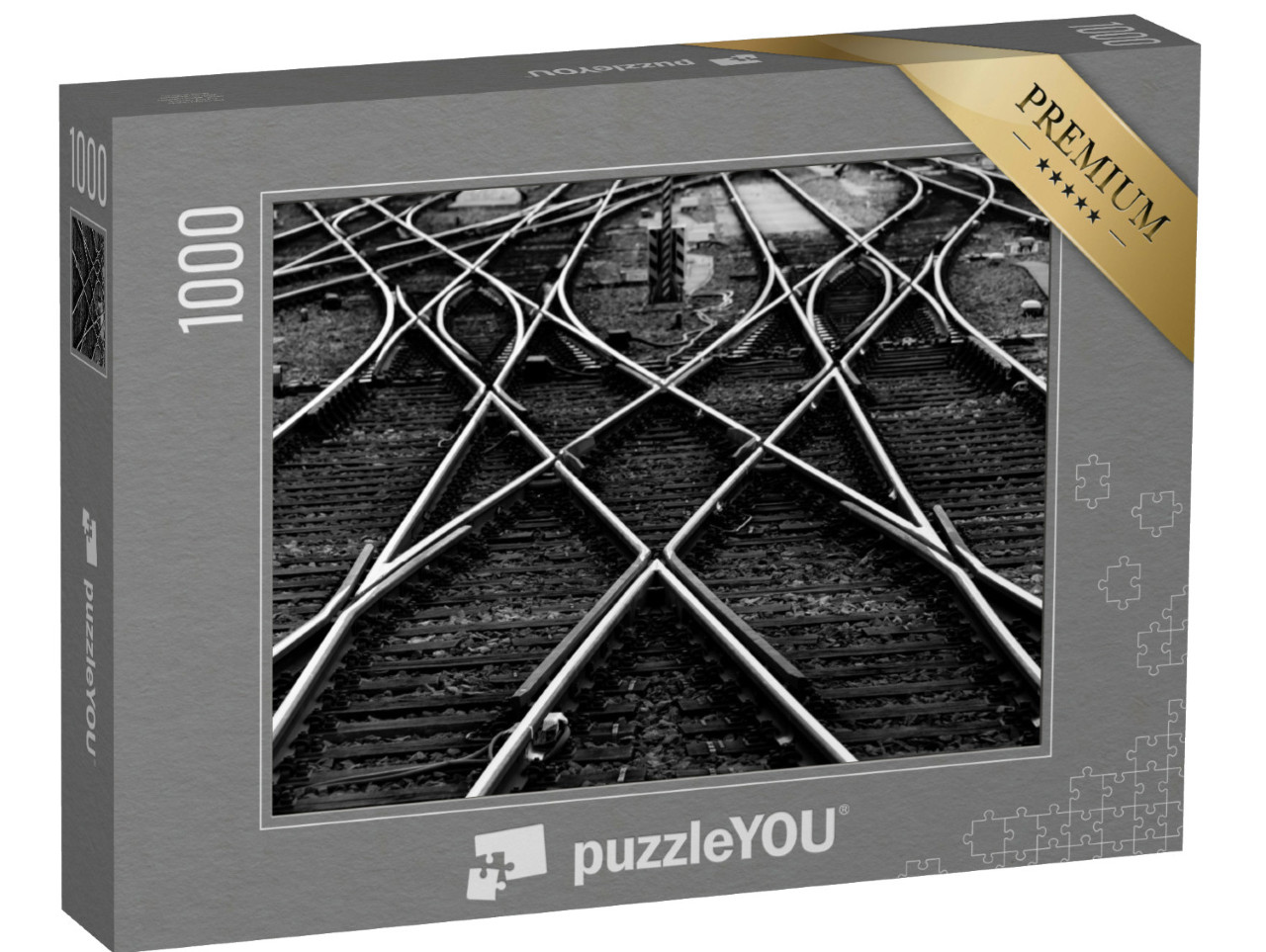 Puzzel 1000 stukjes „Centraal Station Frankfurt am Main“