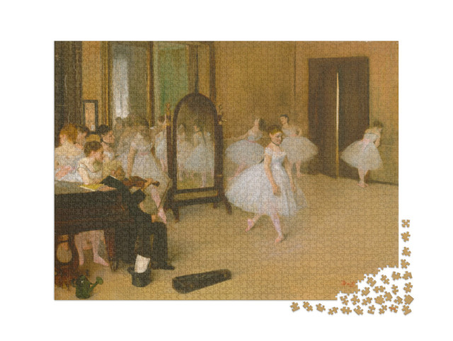 Puzzel 2000 stukjes „Edgar Degas - De danscursus“