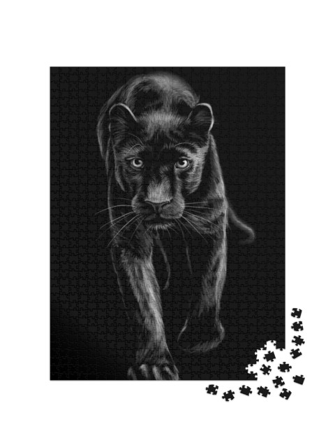 Puzzel 1000 stukjes „Panter“