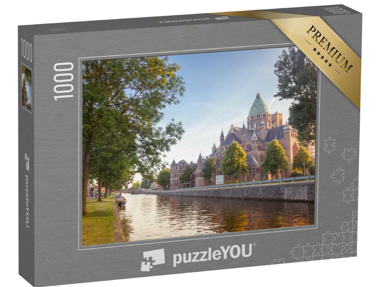Puzzel 1000 stukjes „Katholieke Sint-Baafskathedraal, Haarlem“