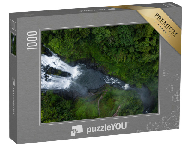 Puzzel 1000 stukjes „Uitzonderlijk uitzicht op het Bolaven Plateau, Laos“