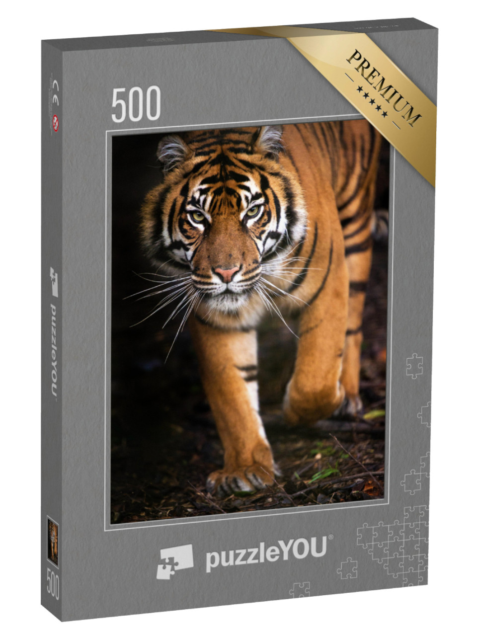 Puzzel 500 stukjes „Jonge Sumatraanse tijger“