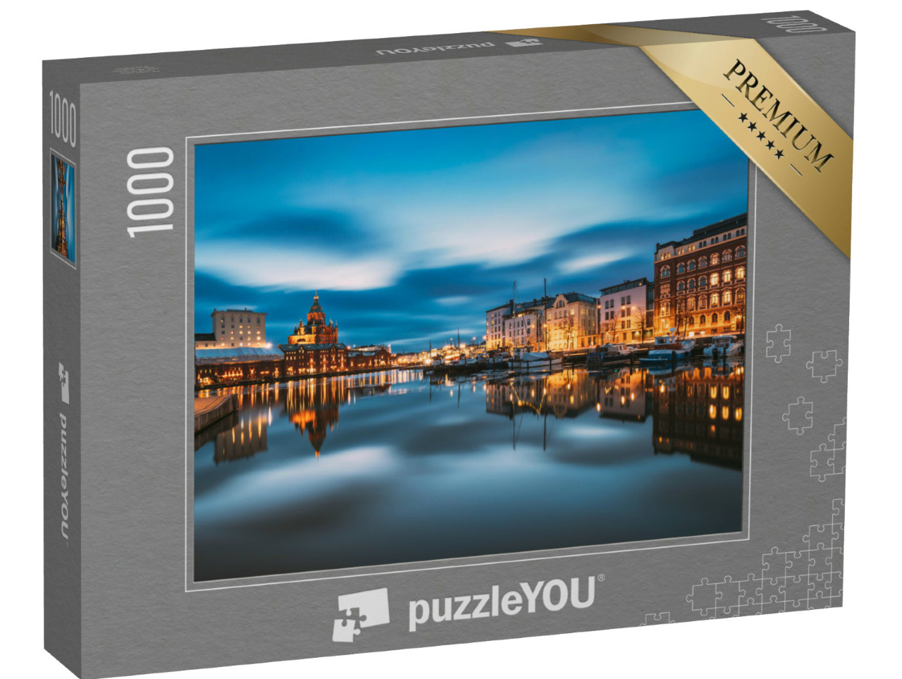 Puzzel 1000 stukjes „Uitzicht op Helsinki, Finland“
